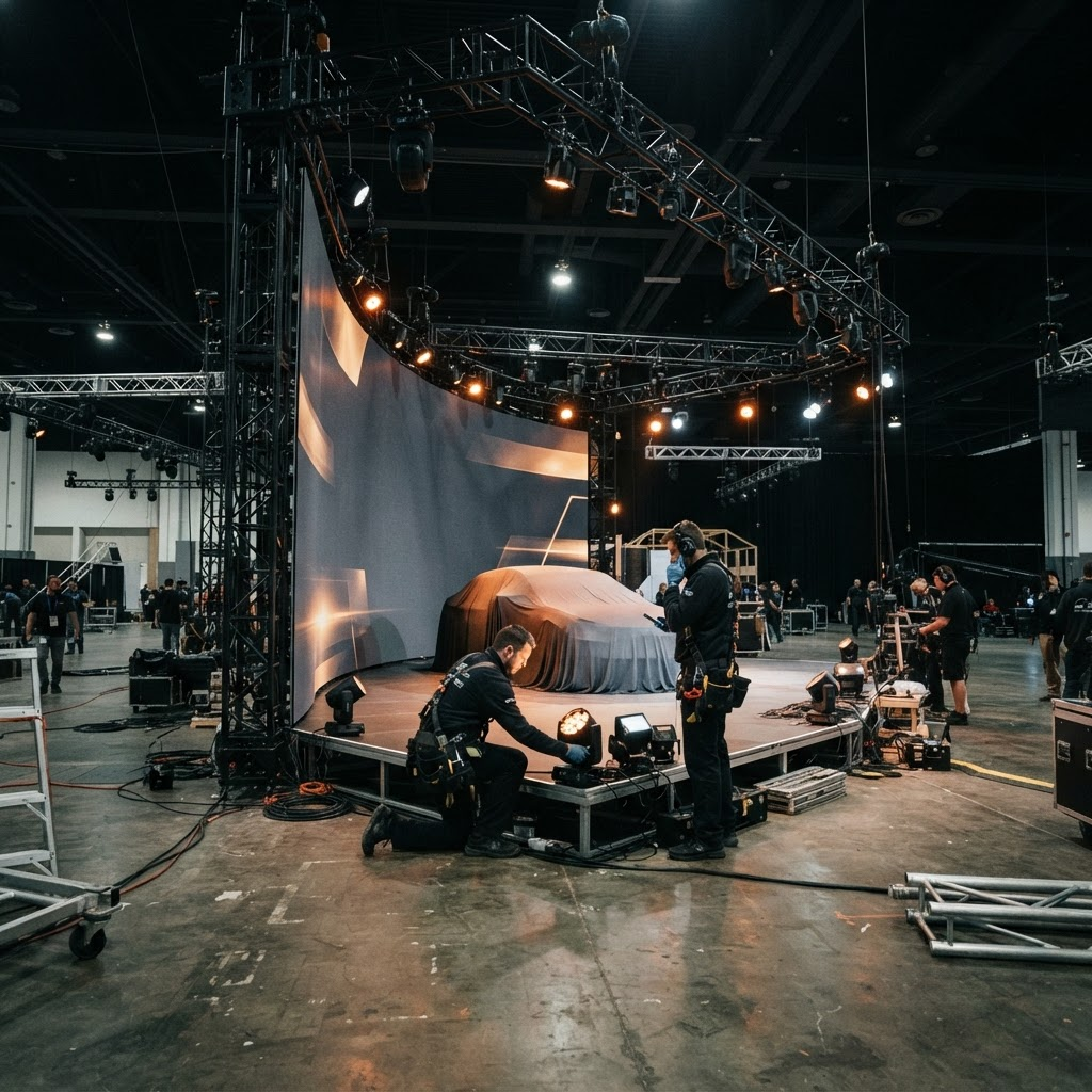 SEMA Show 2026 Event Production Guide: Booth AV, LED, Sound, and Las Vegas Logistics